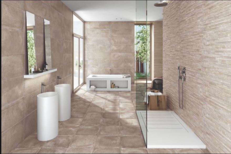 Carrelage salle de bain Azulev modèle Varese