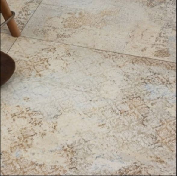 Carrelage intérieur en céramique finition naturelle modèle Carpet