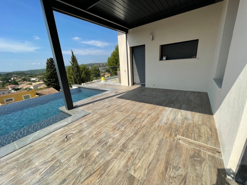 Carrelage extérieur pour une maison à Gardanne imitation bois en 20X120  modèle Yousemite