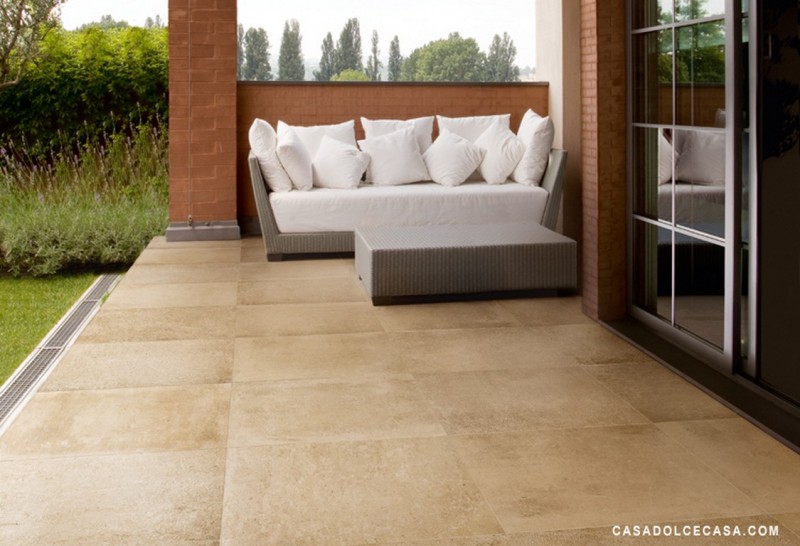 Terra Carrelage Grés Cérame Pleine Masse Rectifié Aspect Pierre