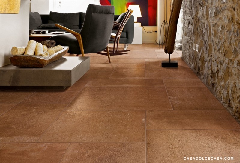 Terra Carrelage Grés Cérame Pleine Masse Rectifié Aspect Pierre