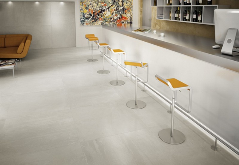 Nextra Carrelage Grés Céram Pleine Masse Rectifié Moderne Aspect Beton