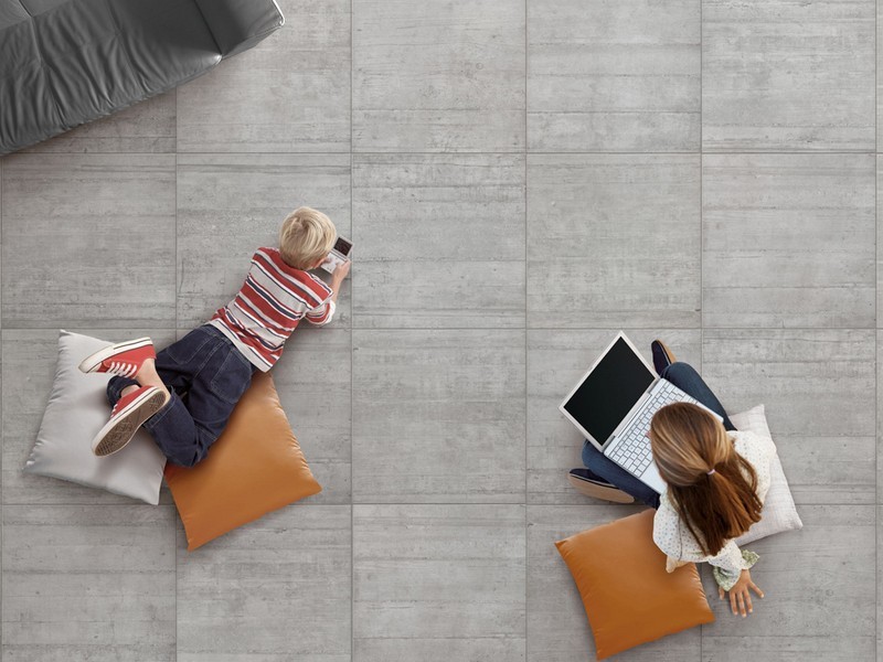 Betonage Grès Cérame Pleine Masse Aspect Béton Brute de Décoffrage